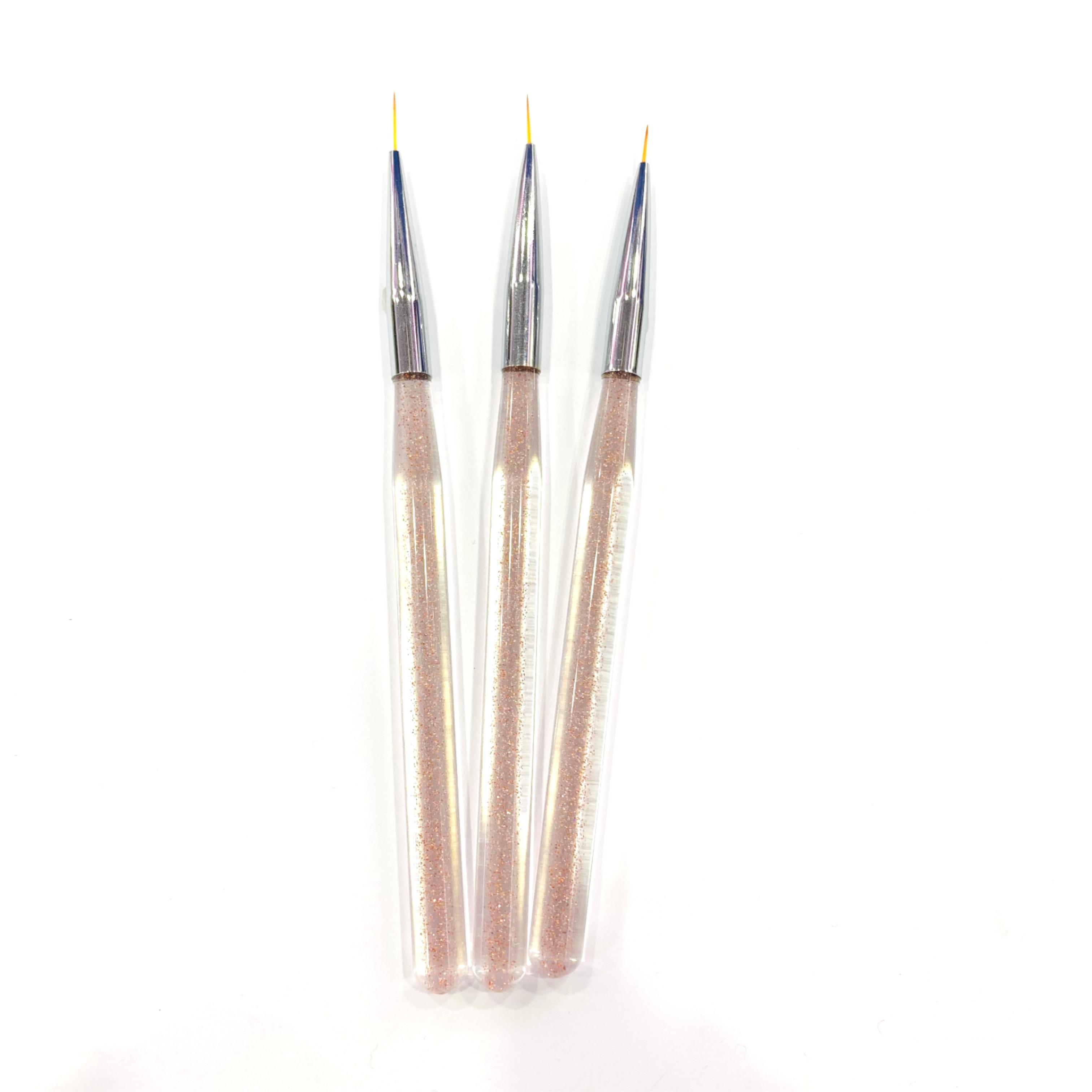 167 Gold Glitter rod 3 installation drawing pen Ultra-fine nail pen Ultra-fine line drawing pen