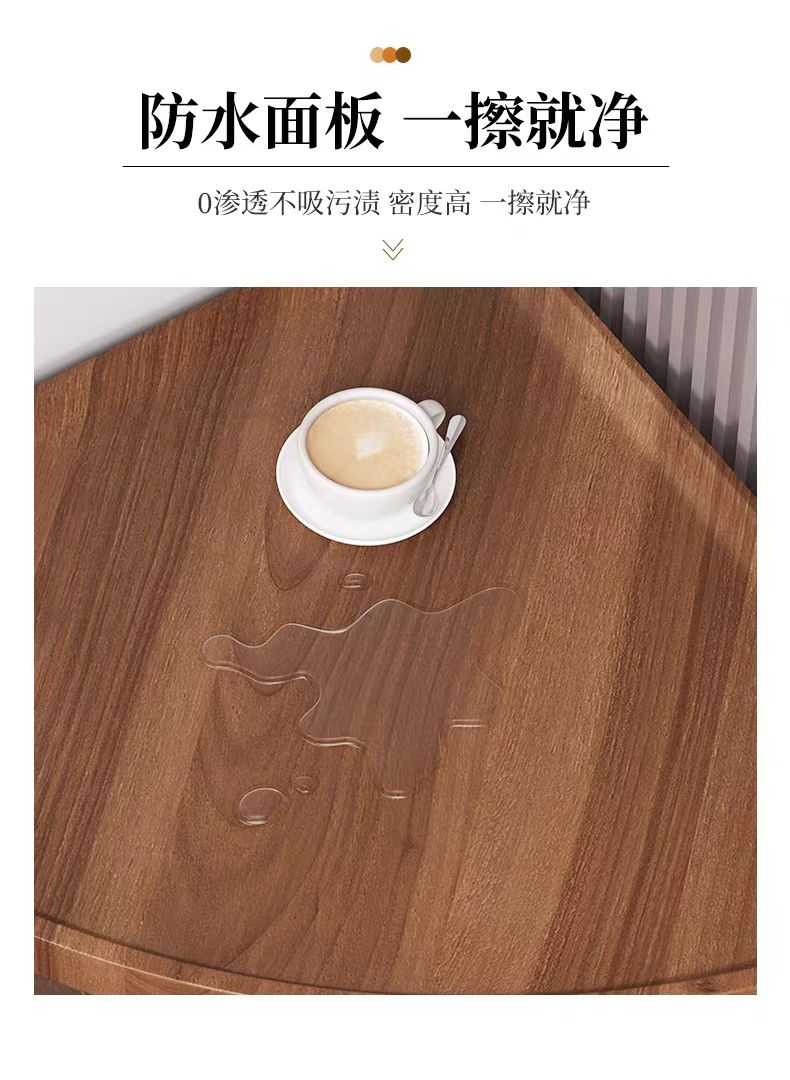 三角形茶几小桌子边几小户型墙角桌转角桌客厅角几简约创意小茶几详情8