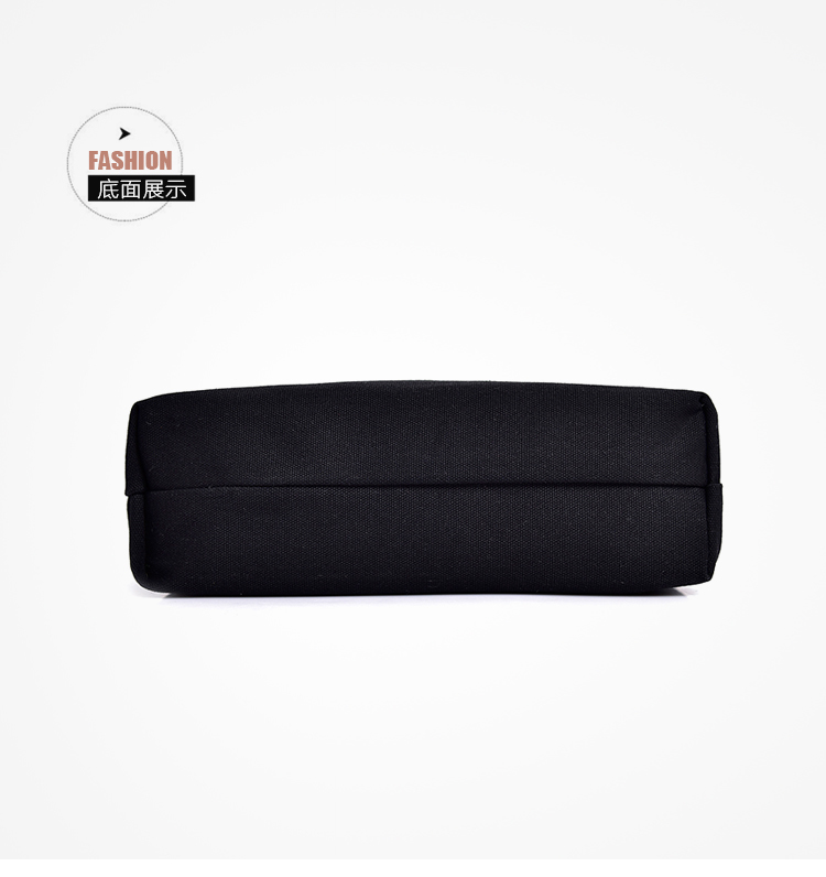 韩版新款斜挎包大容量单肩包实用帆布包简约大气手提包时尚休闲包详情15