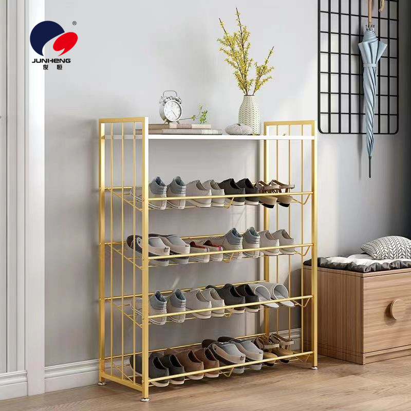 Nordic simple living room multi-layer shoe rack, light luxury home entrance storage cabinet, dormitory door storage rack