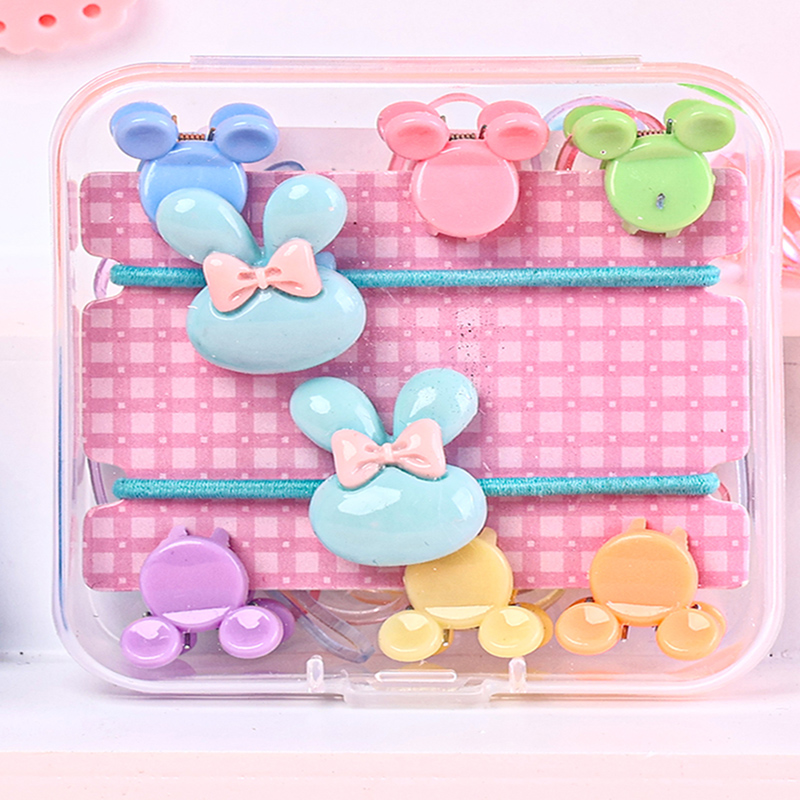 Yiwu Huibo Baodi #8063 Cute creative jewelry small clip set children's hair clip clip hair clip clip hair clip Application Scenario