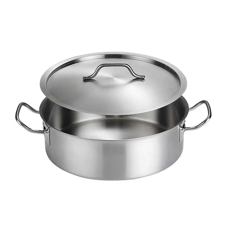 DF99040 Stainless steel thick sanded base Hot pot kitchen hotel supplies DF Trading House Specification image