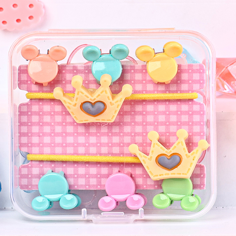 Yiwu Huibo Baodi #8063 Cute creative jewelry small clip set children's hair clip clip hair clip clip hair clip Specification drawing