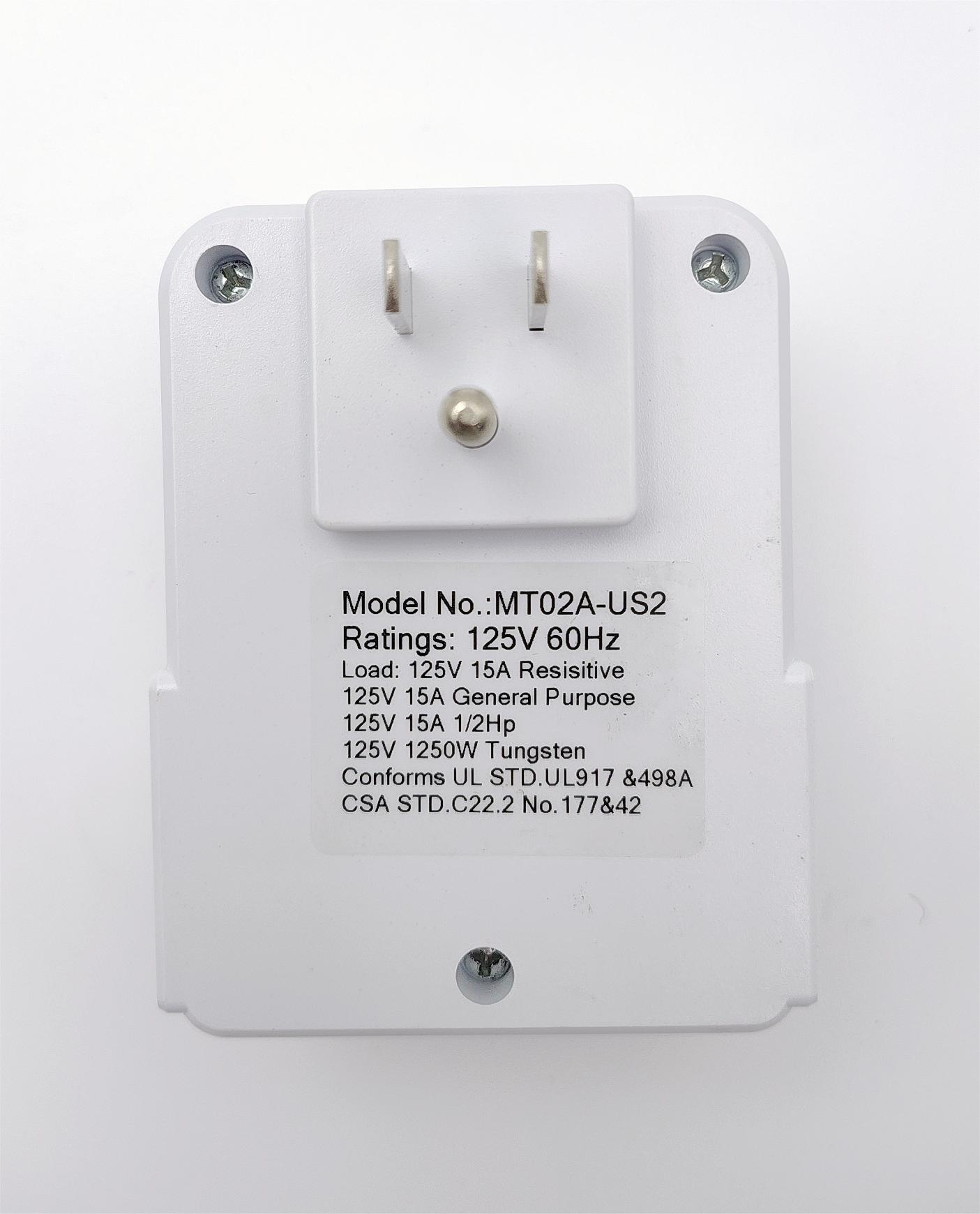 OZTURK plug-in Timer socket MT02A-US2 details Picture
