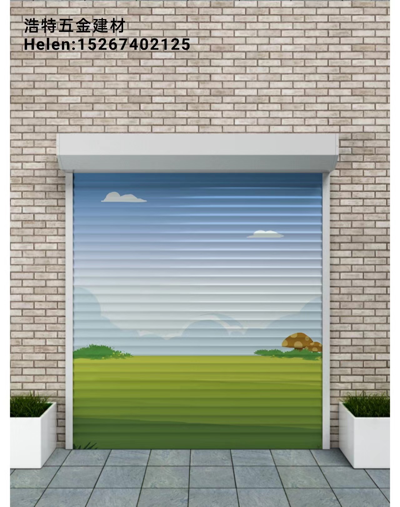 Rolling shutter doors, sliding doors, warehouse doors, aluminum alloy rolling shutter doors, electric rolling shutter doors, rolling shutter gates, shop doors, flap doors, electric lifting doors, wind-resistant rolling shutter doors, custom-made rolling shutter door manufacturers details Picture
