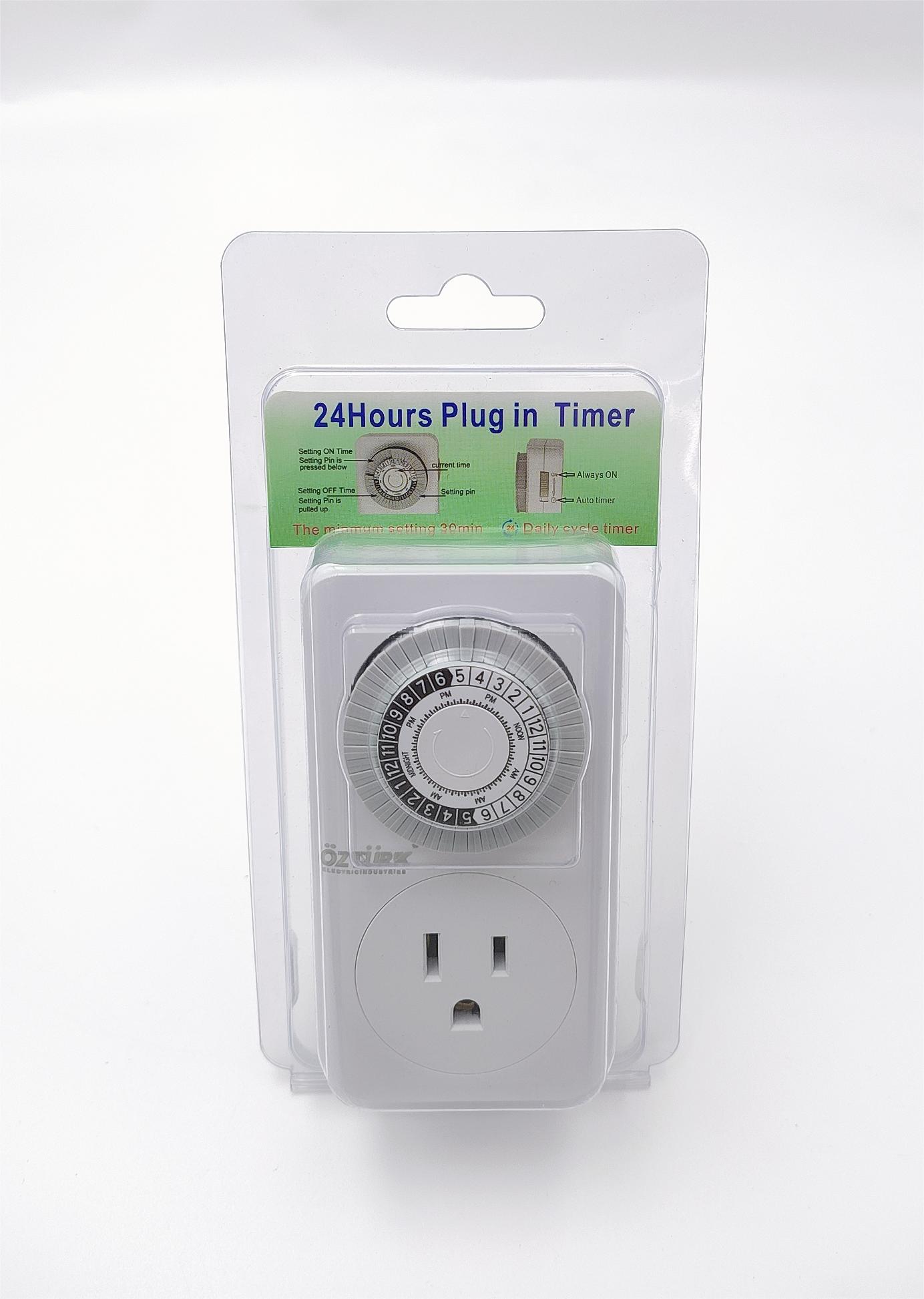 OZTURK plug-in timer socket MT01A-US Specification image