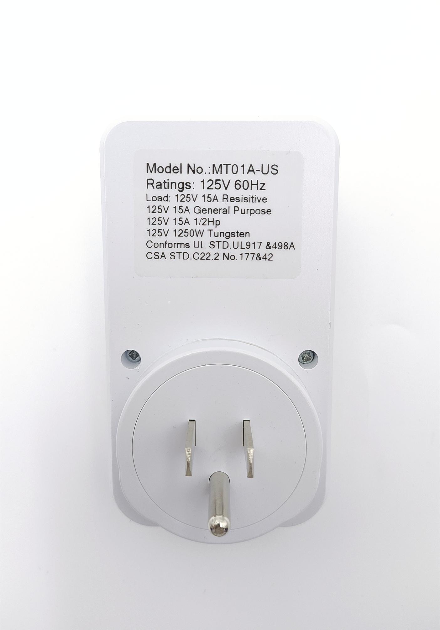 OZTURK plug-in timer socket MT01A-US details Picture