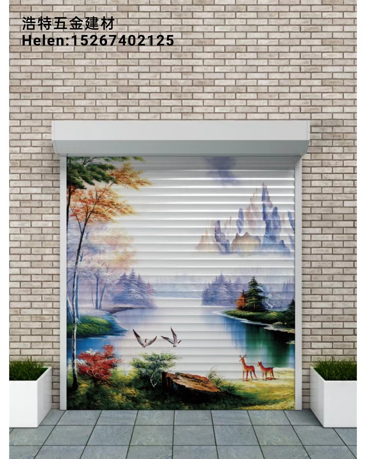 Rolling shutter doors, sliding doors, warehouse doors, aluminum alloy rolling shutter doors, electric rolling shutter doors, rolling shutter gates, shop doors, flap doors, electric lifting doors, wind-resistant rolling shutter doors, custom-made rolling shutter door manufacturers Application Scenario