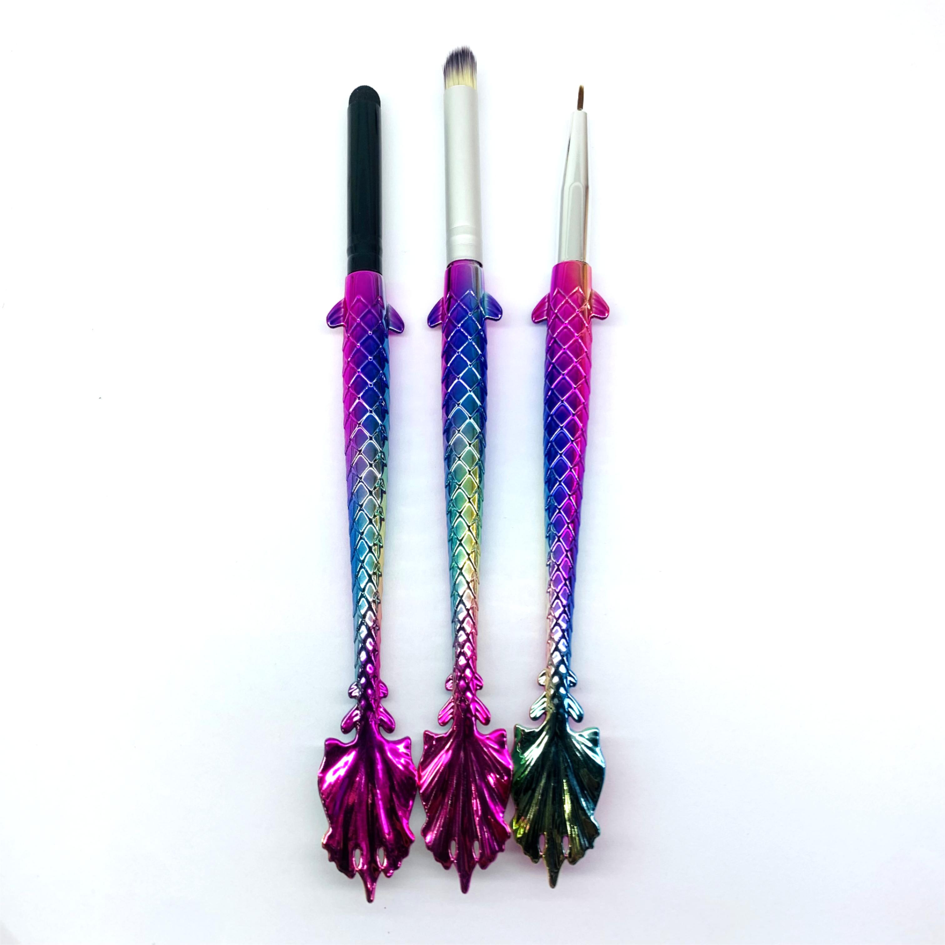 333 Bright Color gradient butterfly handle 3 installation nail pen Paint pen Sponge pen Smudge pen Paint flowers
