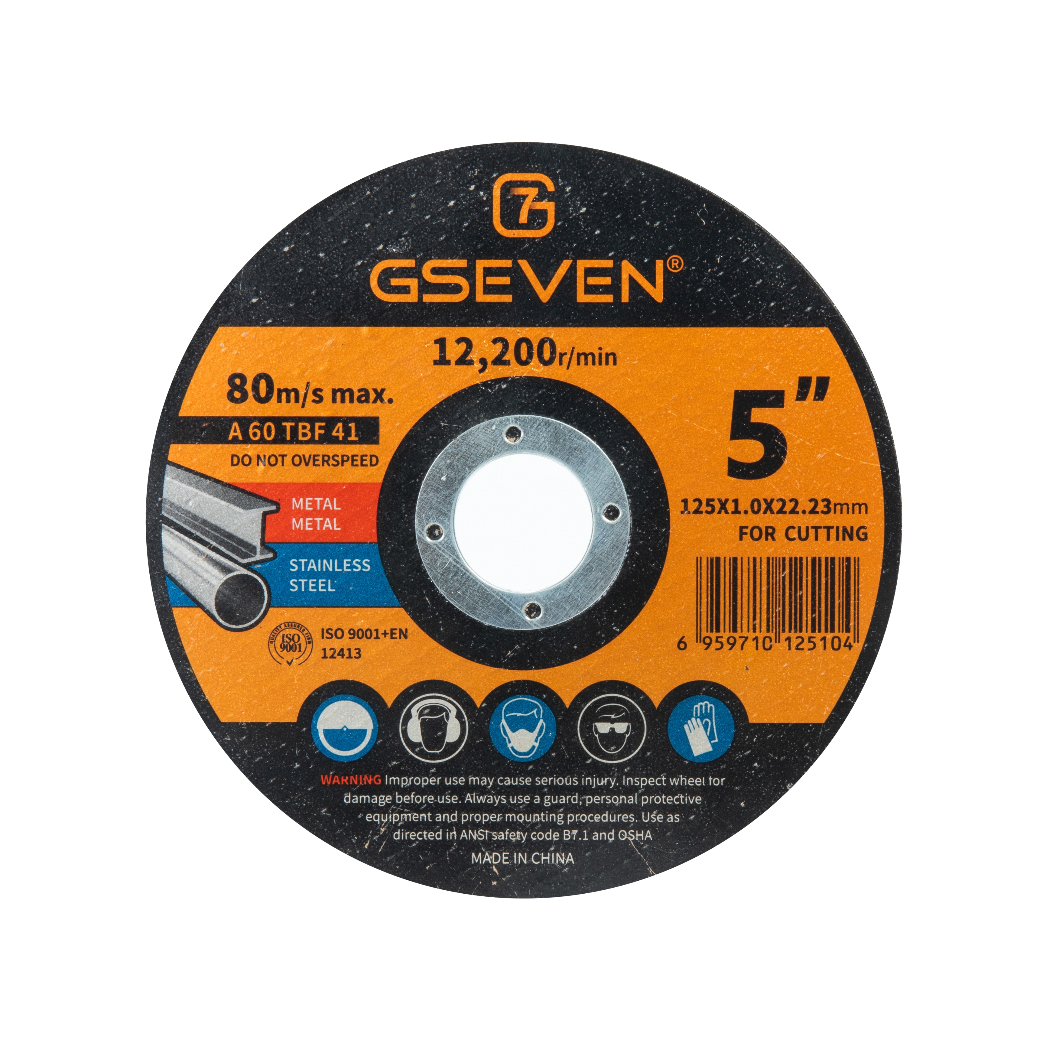 Stainless steel cutting disc Angle grinding machine ultra-thin grinding wheel details Picture