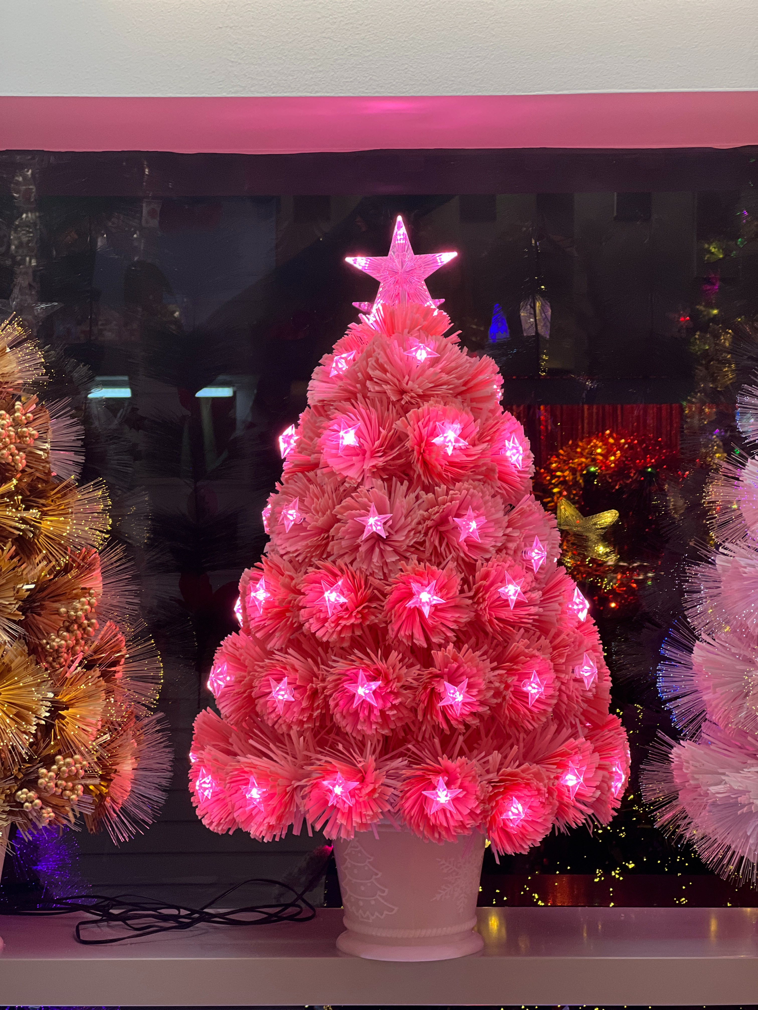粉色圣诞树圣诞节装饰品家用商用场景布置详情图2