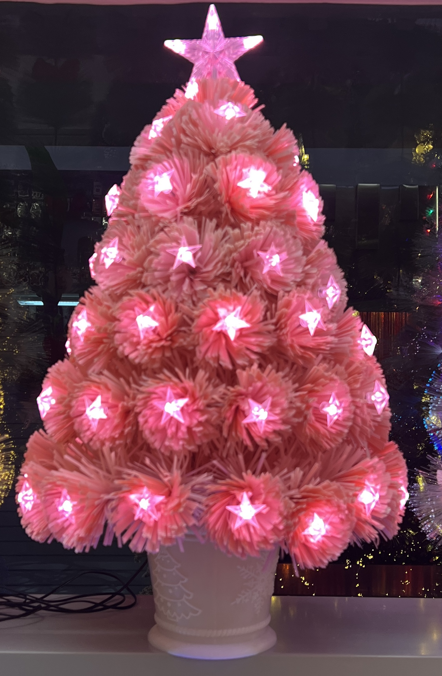 粉色圣诞树圣诞节装饰品家用商用场景布置详情图1