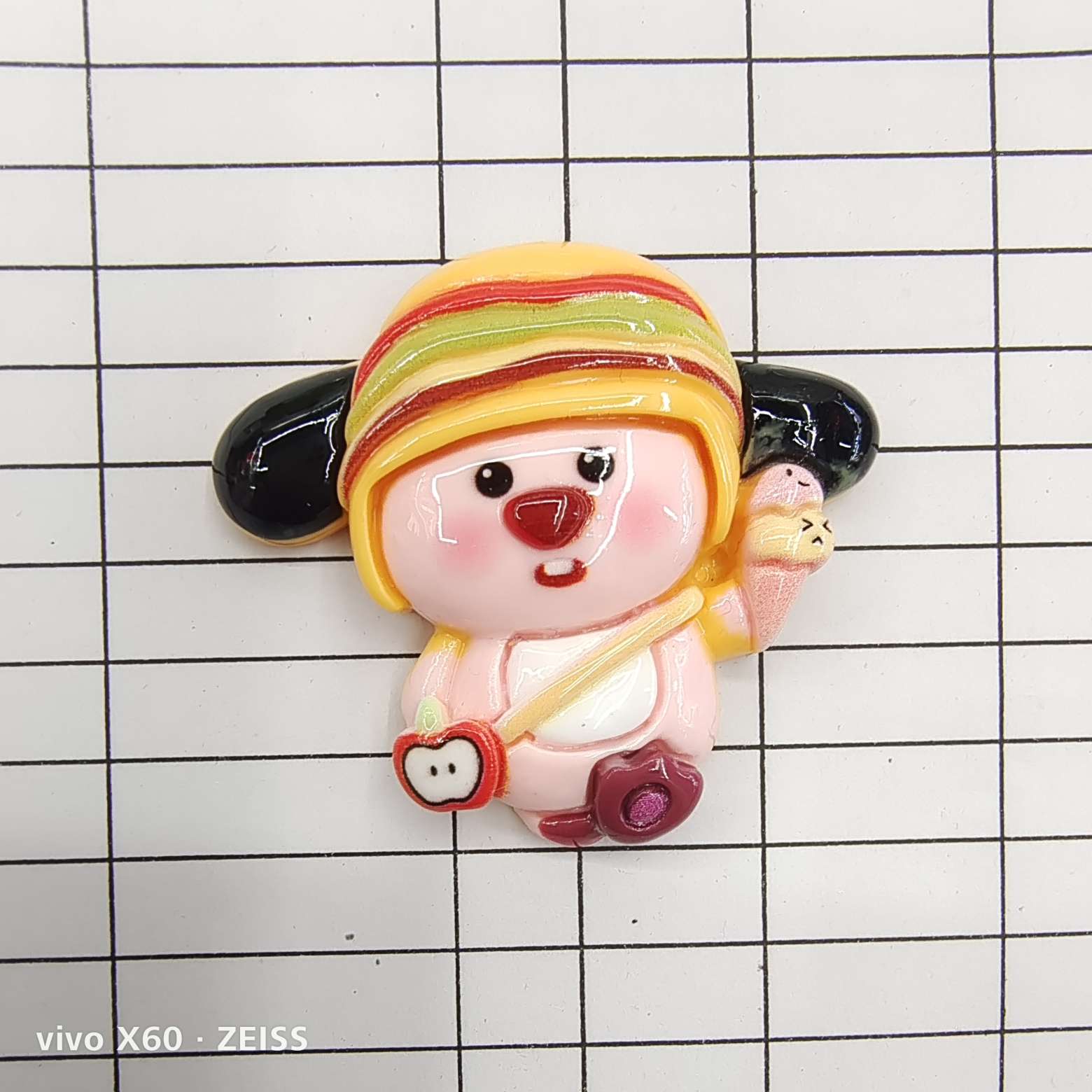 卡通树脂配件手机壳装饰奶油胶diy材料手工发夹子海狸饰品配饰