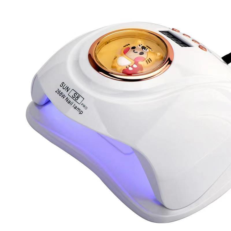 鑫都文化集团荣耀出品XDXX-0348美甲灯SUNS8PRO卡通玩偶57灯高功率268W光疗灯UV灯LED烤灯烘甲机详情图5