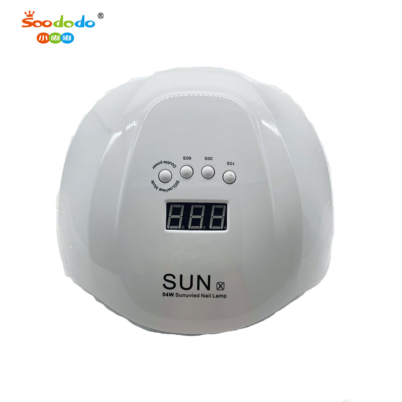 鑫都文化集团荣耀出品XDXX-0341跨境 54W美甲灯烤灯SUN X光疗机LED灯珠智能感应指甲烘干机