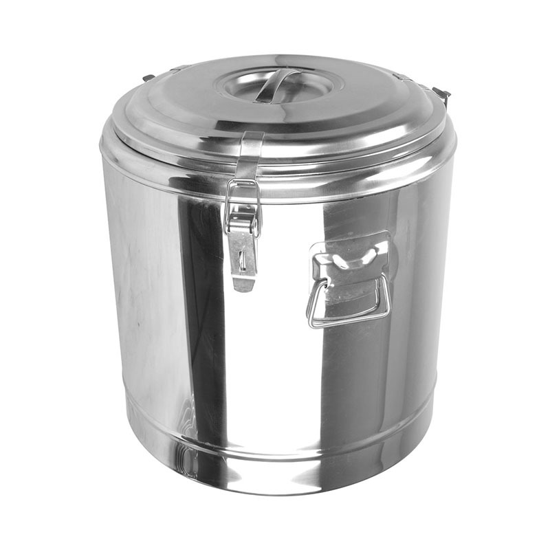 DF99431 Third generation thermal insulation bucket Thickened stainless steel rice bucket Thermal insulation bucket Double thermal insulation rice bucket porridge bucket Thermal insulation food bucket Thermal insulation soup bucket DF TRADING HOUSE