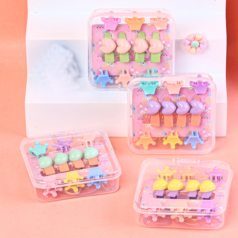 Yiwu Huibo Baodi #8061 Cute creative accessories small clip set hair accessories Hair clips clip clip clip children hair accessories full figure