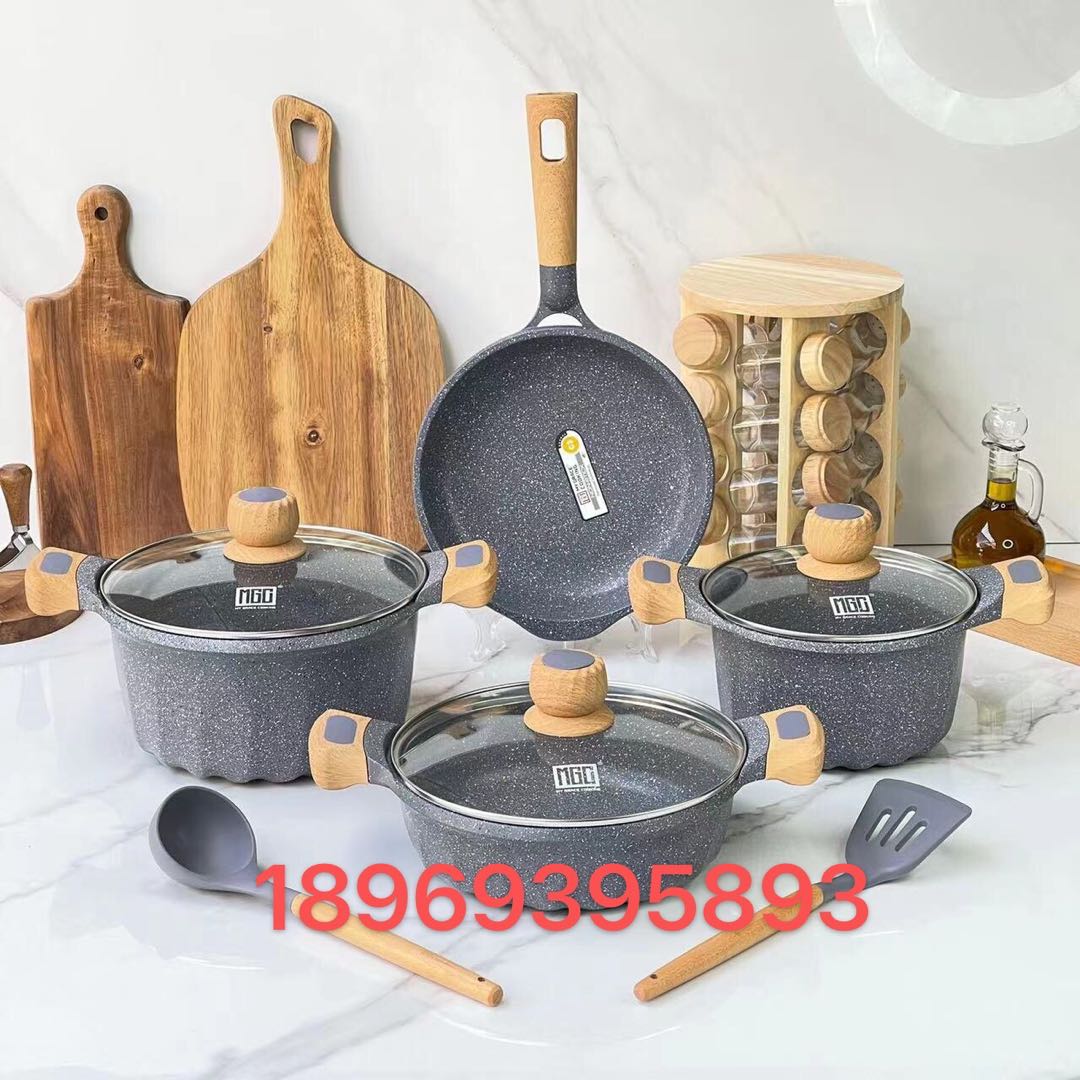 9PCS Granite coating cookware set
