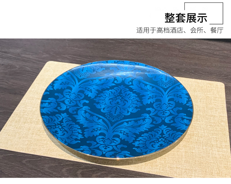 惠泰餐厅酒店会所陶瓷餐具摆台3-8件套装酒店用品翅碗汤勺批发餐盘陶瓷详情3
