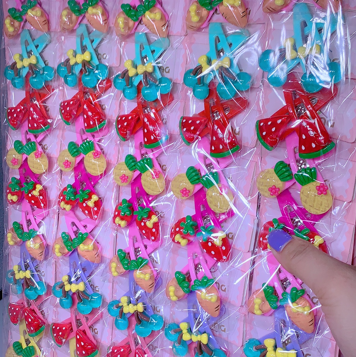 Wholesale of children's jewelry accessories, fruit Bp clips, new style jewelry accessories wholesale details Picture