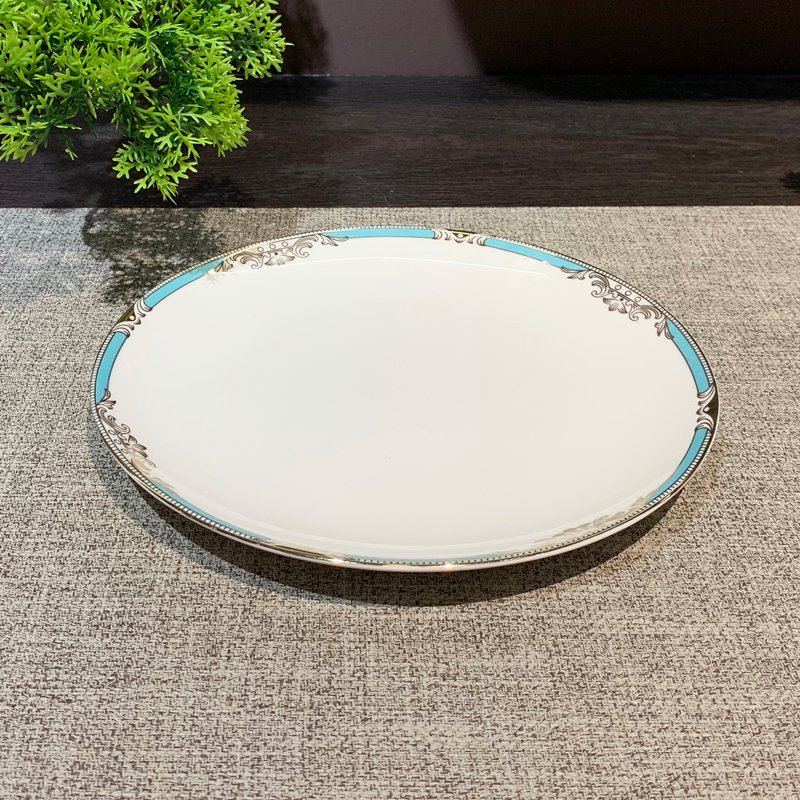 Factory direct sales of hotel ceramic tableware set of eight pieces: bowls, plates, spoons, towels, dishes, kitchen hotel tableware, hotel supplies plates, dinner plates, ceramics Application Scenario