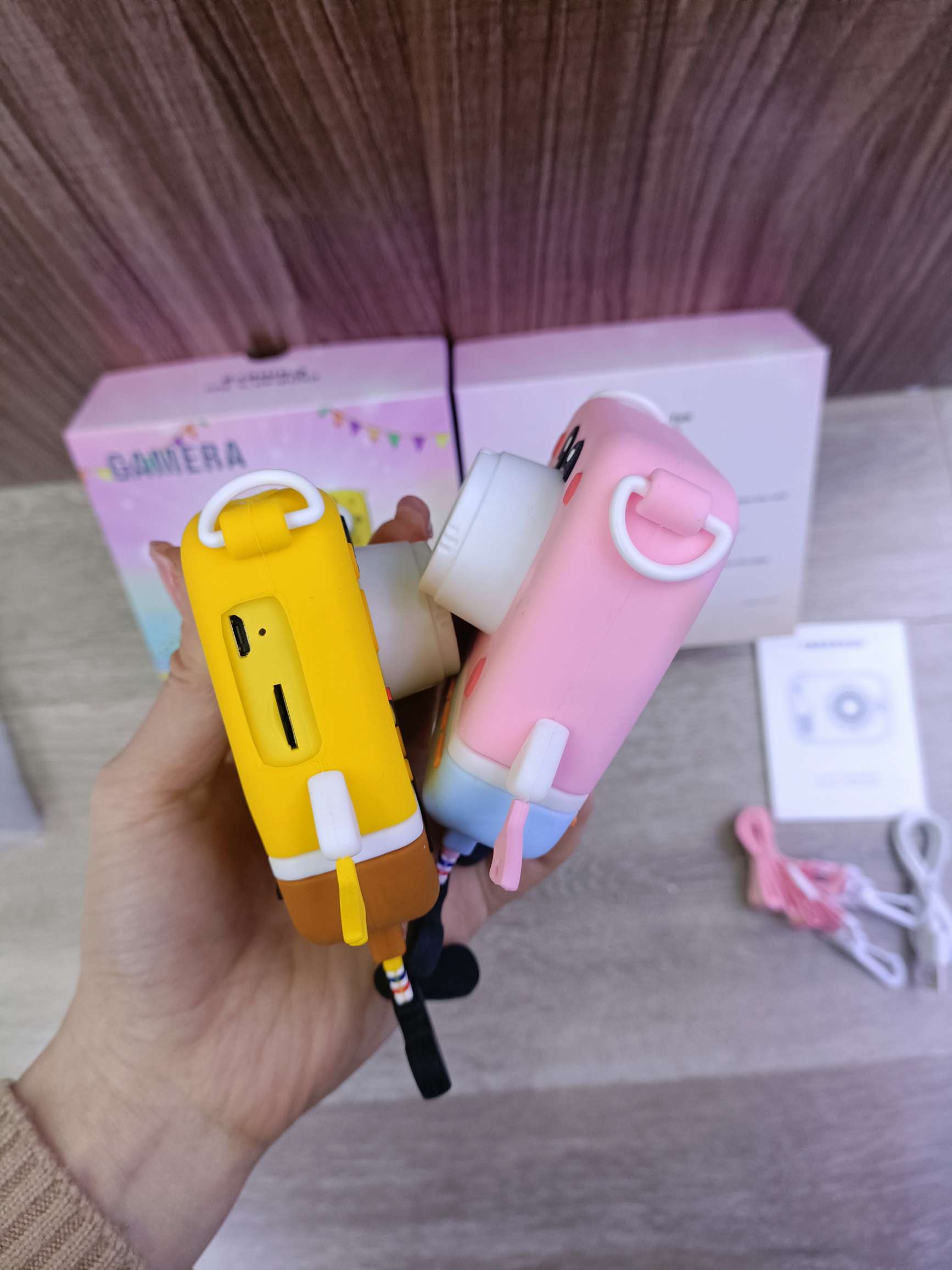 卡通儿童相机 高清双摄像头 迷你数码照相机可拍照视频录像细节图
