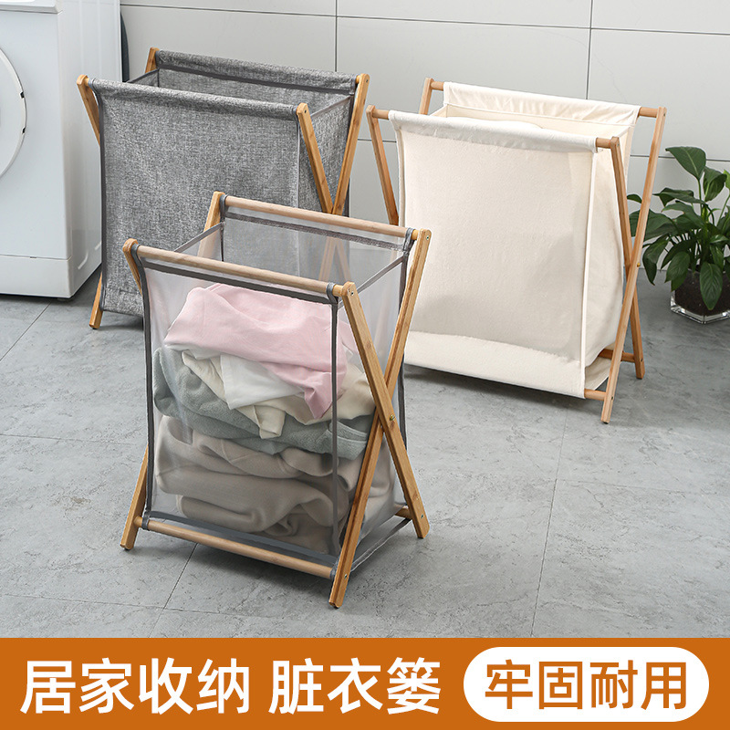 Laundry basket Laundry basket Folding large size laundry basket Nordic fabric storage basket Bathroom laundry basket bucket thumbnail