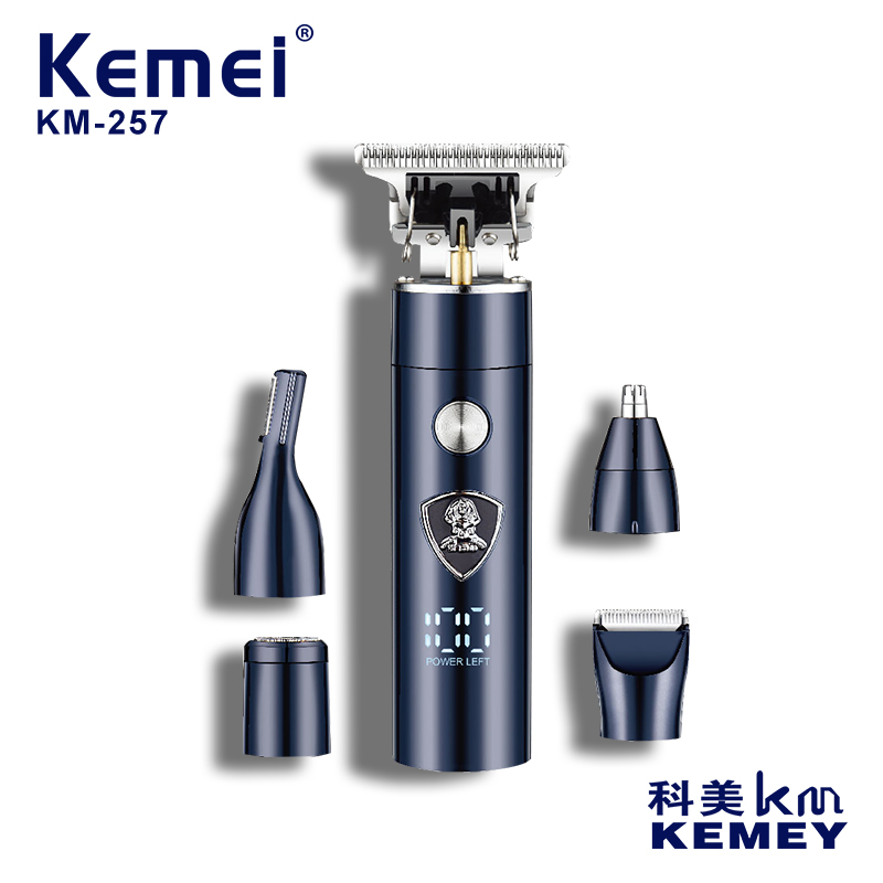KEMEI /KEMEI cross-border KM-257 multi-functional nose hair clipper New 5-in-1 home electric hair clipper