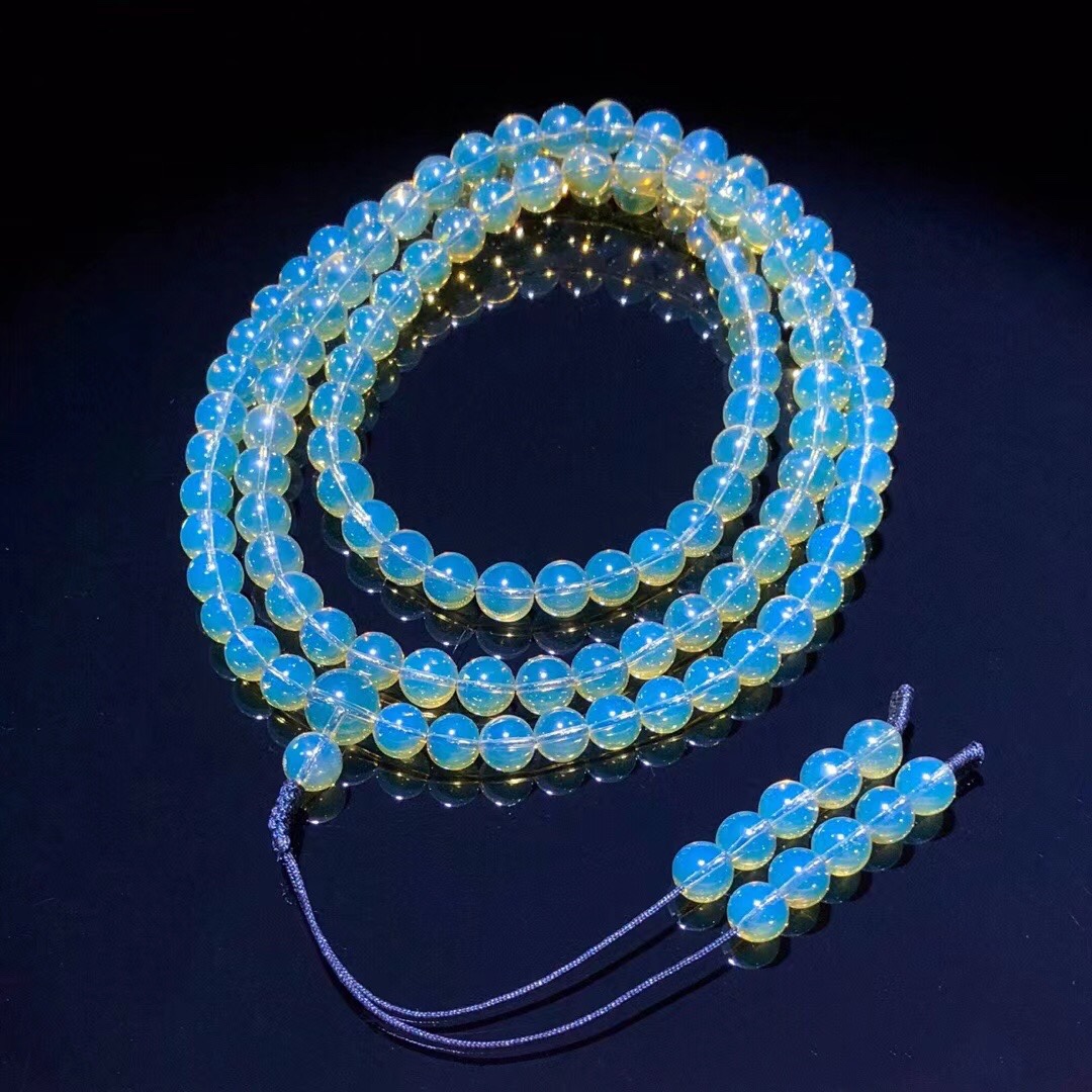 Glass Necklace Boutique High-Grade Bracelet Buddhist Beads Multi-Loop Bracelet Men's And Women's Multi-Loop Bracelet details Picture