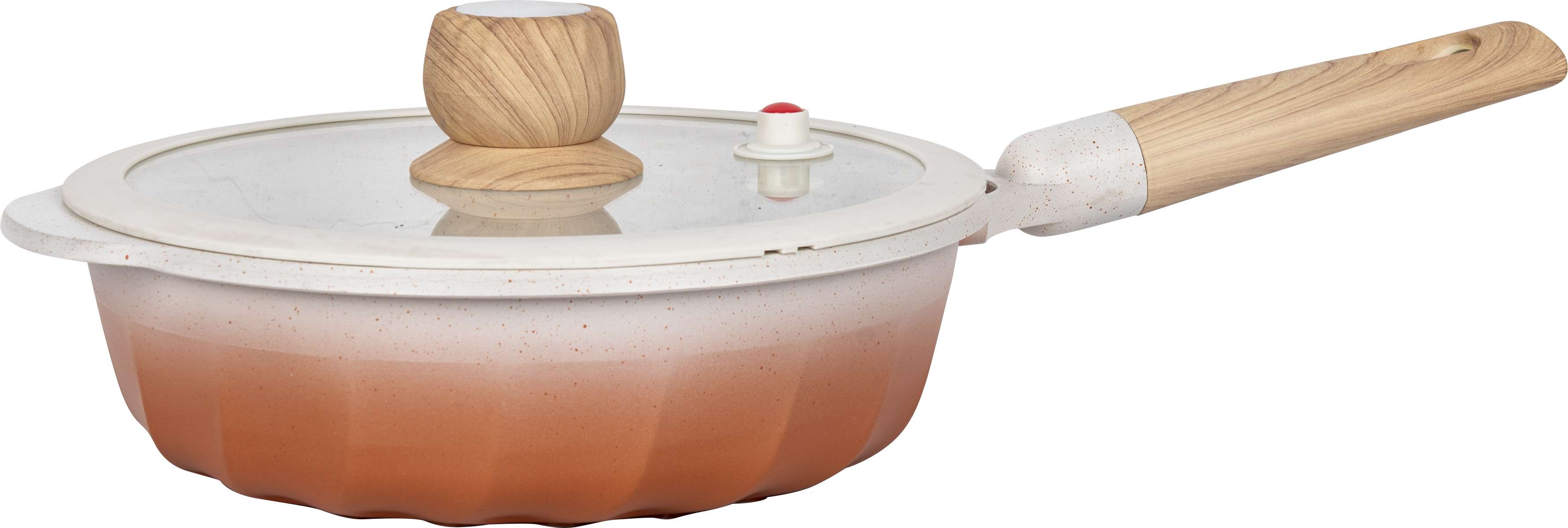 24cm French-style light luxury shallow soup pot details Picture