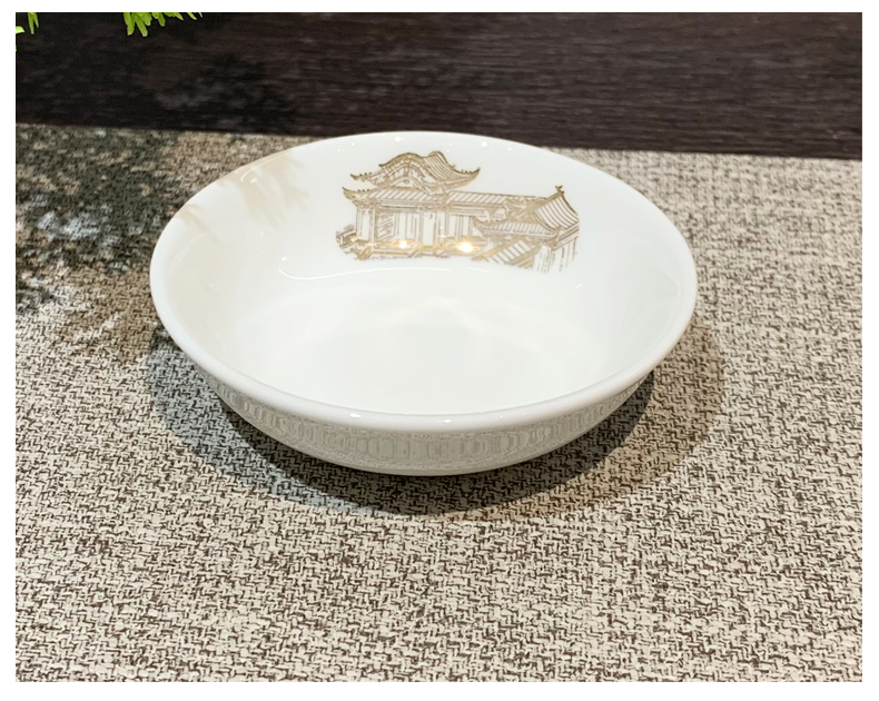 National trend manufacturer tableware set, hotel supplies, ceramic bowls, high appearance level, creative table setting for clubs and restaurants, eight-piece set of plates, wing bowls and plates, wholesale dining plates, ceramic pic 8
