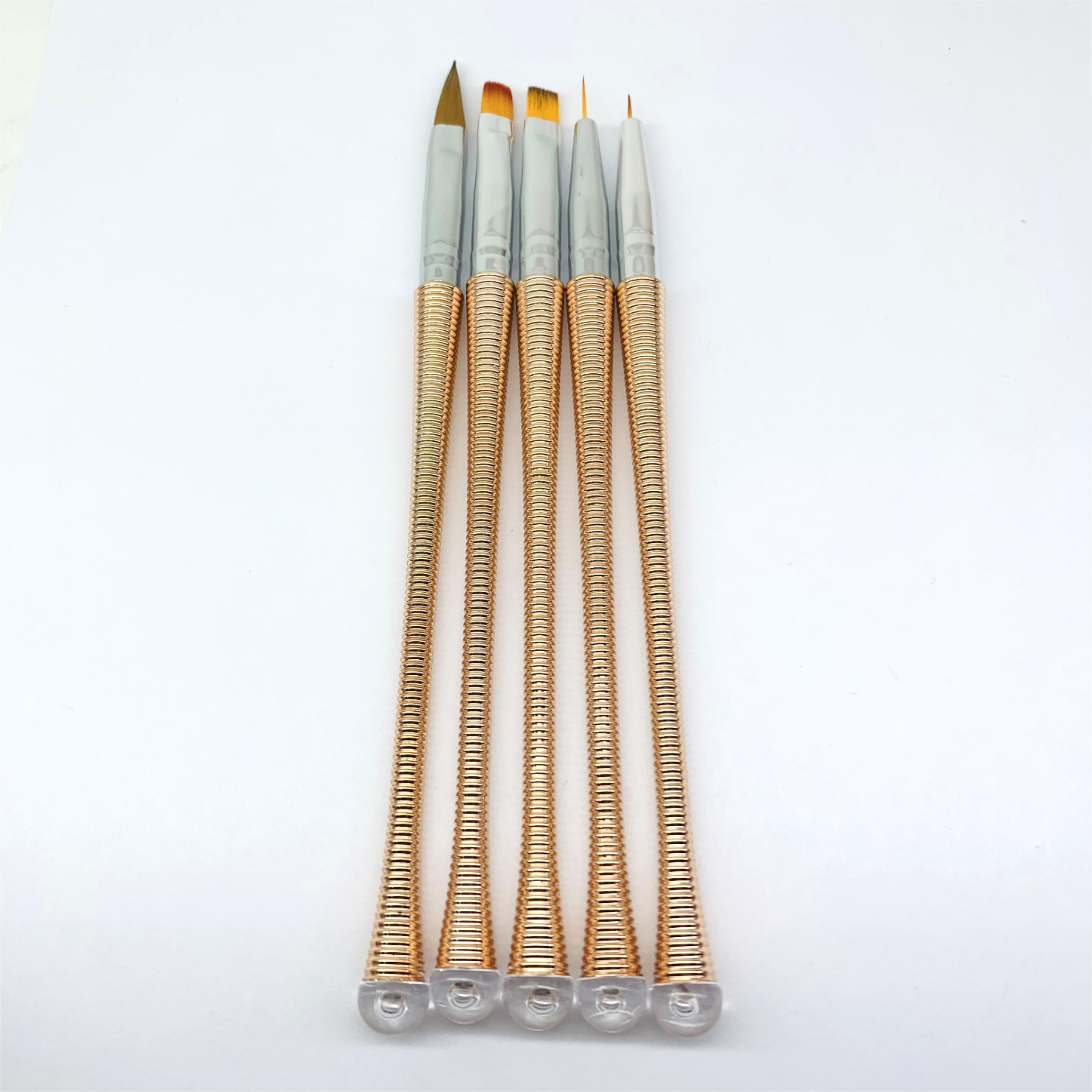 224 small waist pearl pole 5 set drawing pen Light therapy pen sculpting pen construction extension sculpting nail brush