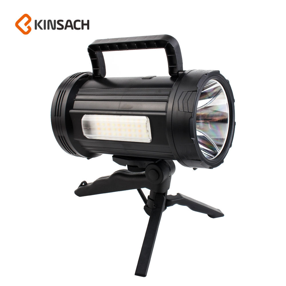 KINSACA Star Source Multi-functional solar /Type-c rechargeable portable searchlight