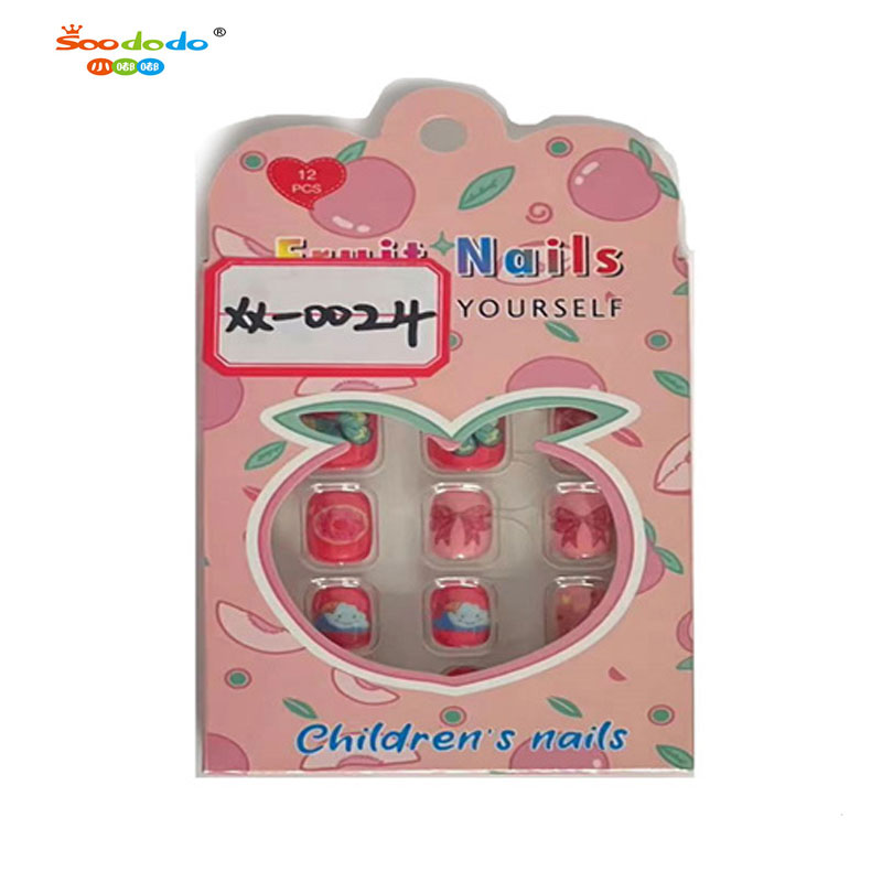 鑫都文化集团荣耀出品XDXX-0024日系卡通男孩5D美甲贴纸浮雕立体儿童DIY指甲装饰背胶贴儿童饰品美甲