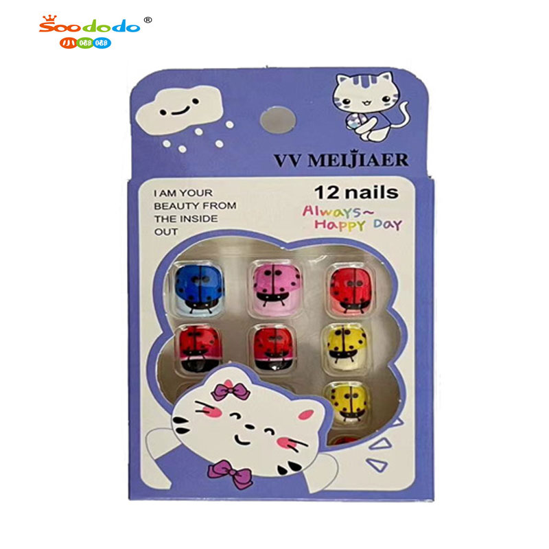 Soodood XDXX-0022 children's nail jewelry relief sticker three-dimensional carrot rabbit funny Internet red 5D girl nail paste