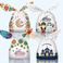 跨境兔子袋阿拉伯文丝带抽绳袋礼物糖果包装袋阿语礼品袋雪花酥饼干袋产品图