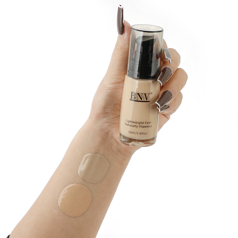 Bnv Long-Lasting Moisturizing Liquid Foundation Burst Makeup Can Be Customized Specification drawing