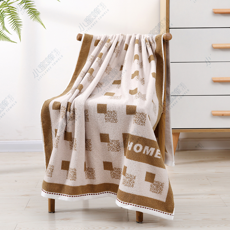 One-piece consignment of new A-class infant and toddler couple bath towels, pure cotton strand bath towels, Little Bee. Item number: 008 Specification image