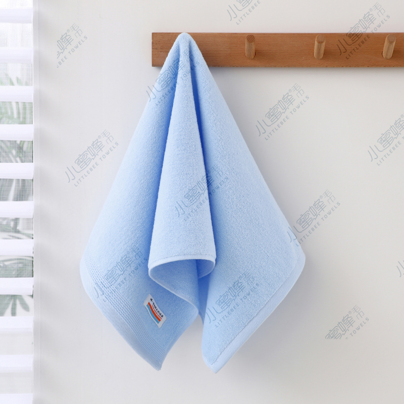 Strand thread broken all-cotton plain face towel, Little Bee towel, item number: 613 pic 8