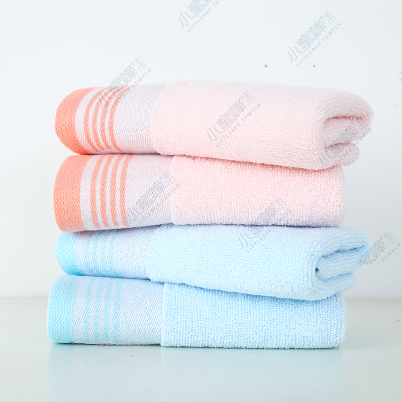 Gauze Wool Circle Jacquard Small Towel Children's Face Towel Small Bee Child Towel Item Number: 210 Item Picture