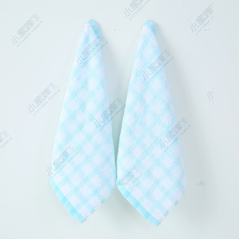 Factory Direct Marketing Square Baby Face Wash Butt Towel Little Bee Towel Item No. : 110 Specification drawing