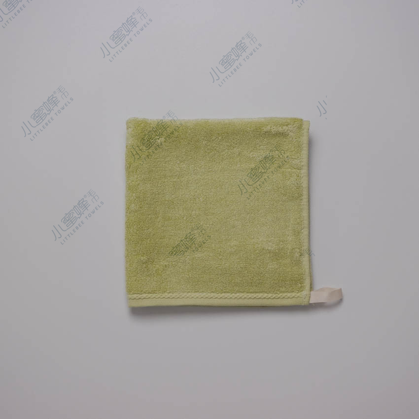 A Generation Of Bamboo Fiber Face Towel Solid Color Features Edge Multi-Color Small Bee Square: 105 Specification drawing