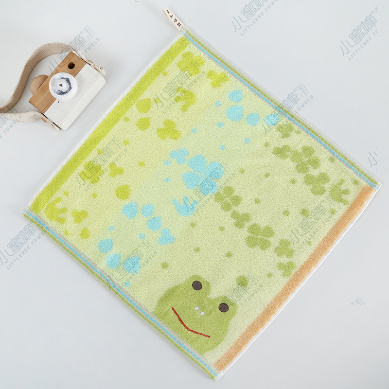 A Small Bee Towel 32 Strands Super Soft Yarn Class A Children's Face Towel Item No. : 102 Specification drawing