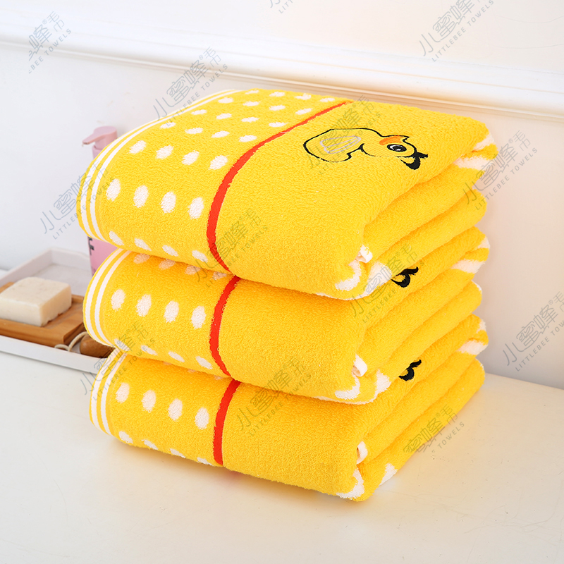 Bee Child Towel Positive And Negative 32 Super Soft Yarn Couple Bath Towel No. : 001 Specification drawing