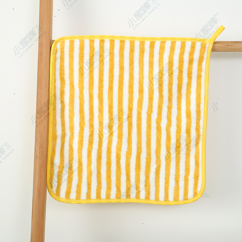 A Hair Manufacturers Direct Coral Velvet Striped Towel Small Bee Towel Item No. : 109 Specification drawing
