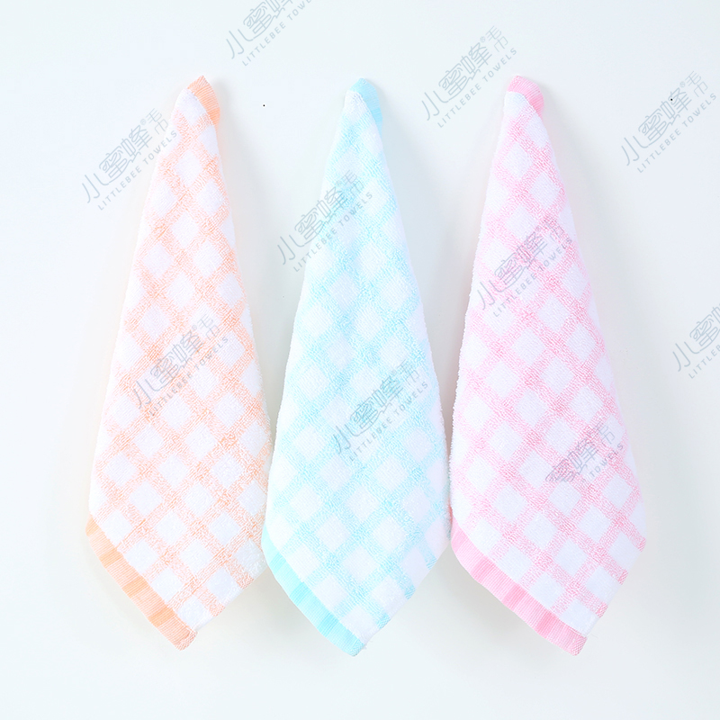 Factory Direct Marketing Square Baby Face Wash Butt Towel Little Bee Towel Item No. : 110
