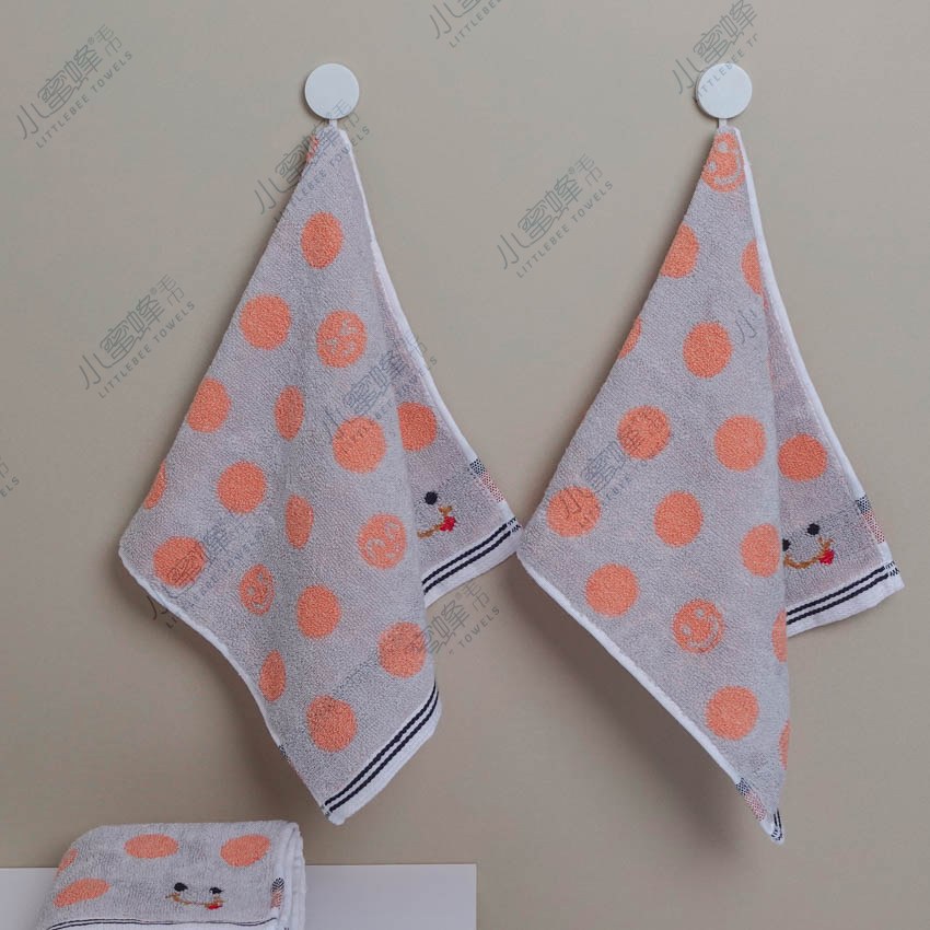 Manufacturers Direct Cartoon Jacquard Child Towel Children's Face Towel Little Bee Child Towel No. : 207 Specification drawing