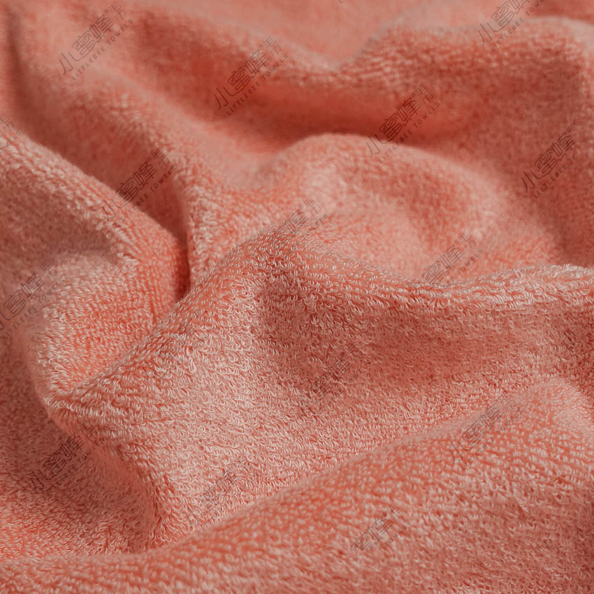 A Generation Of Bamboo Fiber Face Towel Solid Color Features Edge Multi-Color Small Bee Bath Towel: 002 Item Picture