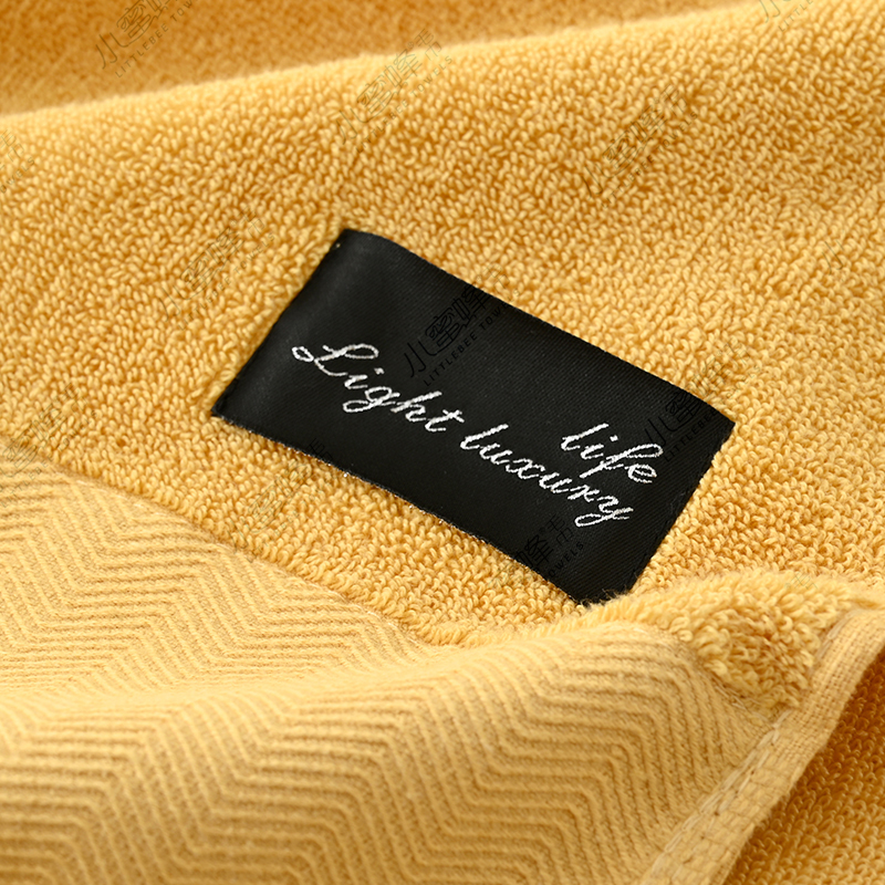 Strand thread broken all-cotton plain face towel, Little Bee towel, item number: 612 pic 9