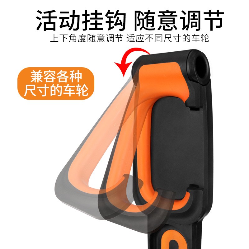 R16 gancho de pared de bicicleta de plástico soporte de exhibición de bicicleta de pared soporte de estacionamiento de bicicleta de montaña soporte de remolque de pared Specification image